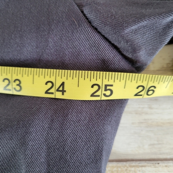 Haband Mens Navy Blue Flannel Lined Shacket Work Shirt XL - Picture 6 of 11